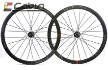 Velosa Disc 30 road disc brake wheelset. 38mm clincher/tubular,700C road bike carbon wheel, disc brake/ cyclocross wheel 2024 - buy cheap