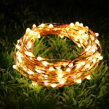 Guirnalda de luces LED de alambre de cobre, iluminación para exteriores, vacaciones, Navidad, boda, decoración de fiesta, 6m, 120, gran oferta 2024 - compra barato