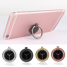 1PC New  Universal 360Degree Rotating Finger Ring Mobile Phone Holder Watch Shape Stand Holder Metal Cell Phone Bracket 2024 - buy cheap