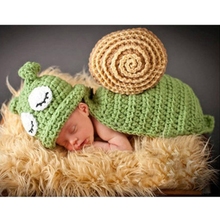KLV Baby Snail Photography Prop Newborn Girls Boys Birthday Party Knit Costume Kit Photography Outfits Baby Clothing Baby's Sets 2024 - buy cheap