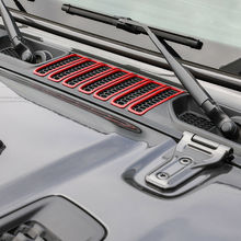 Новая декоративная Защитная крышка на вентиляционное отверстие для Jeep Wrangler JL 2018 2024 - купить недорого
