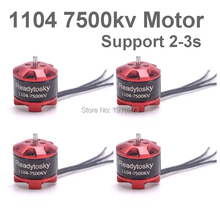 1104 7500KV 2-3S Brushless Motor Engine Support 2030 Props for ELF 88mm Q90 100mm Mini FPV Racer Racing Drone Spare Parts 2024 - buy cheap