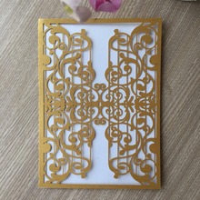 30pcs/lot Laser Cut Pearl Paper Europen  Style Musical Notation Wedding Invitation Card Wedding Cards Concert Invitation Cards 2024 - buy cheap
