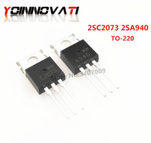 10PCS/Lot (5Pair) C2073 A940 2SC2073 2SA940 Triode Transistor TO-220 New Wholesale Electronic 2024 - buy cheap