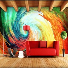 Papel de pared impermeable 3D personalizado moderno, grafiti, arte, Mural abstracto, para sala de estar, oficina y habitación 2024 - compra barato