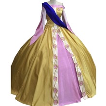 Disfraz de princesa Anastasia para mujer adulta, vestido de Cosplay de fantasía, para fiesta de Halloween, hecho a medida, 2019 2024 - compra barato