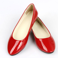 Candy Color Loafers Summer Ladies Flat Shoes Patent Leather Women Flats Comfortable Slip On Shoes Woman Plus Size EU42 WSH2215 2024 - buy cheap