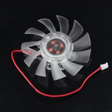 Ventilador de substituição para computador, placa de vídeo de refrigeração vga cooler de 6.5cm com 2 pinos de 65mm para computador 2024 - compre barato