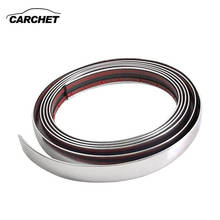 CARCHET Universal Car Stickers 3M Decoration Chrome Moulding Strip Protective Car-styling Silver FREE SHIPPING 2024 - buy cheap