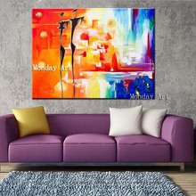 Gift Hand painted Abstract Graffiti Oil Painting on Canvas Large handmade Knife artwork oil painting Home Decor Wall Art Picture 2024 - buy cheap