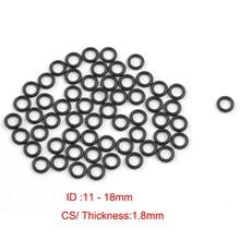 ID 11 11.5 11.8 12 12.5 12.8 13 13.5 14 14.8 15 15.6 16 16.5 17 18mm x CS 1.8mm NBR rubber o ring gaskets nitrile seal washers 2024 - buy cheap