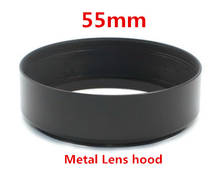 55mm Metal LENS HOOD for canon nikon Sony for Pentax Fujifilm Olympus Leica 55mm lens 2024 - buy cheap