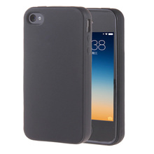 Черный гелевый ТПУ тонкий мягкий Противоскользящий чехол задняя крышка для Apple iPhone 4 4S 4G мобильный телефон резиновая силиконовая сумка 2024 - купить недорого