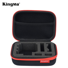 KingMa Caso 3 Médio Portátil À Prova de Choque EVA Coleta Box para Gopro Saco da câmera Caso Box Para Herói 4 3 + 2 HD Livre grátis 2024 - compre barato
