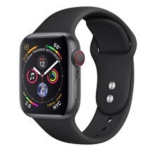 Силиконовый ремешок для Apple watch band 4 3 iwatch band 42 мм/38 мм 44 мм/40 мм correa pulseira спортивный браслет аксессуары для часов 2024 - купить недорого