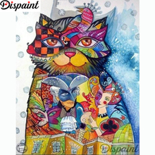Dispaint Full Square/Round Drill 5D DIY Diamond Painting "Cartoon cat" Embroidery Cross Stitch 3D Home Decor A11319 2024 - buy cheap