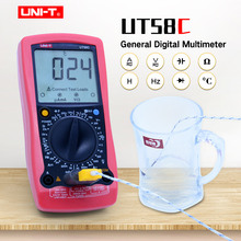UNI-T UT58C Digital Multimeter Data hold Manual Range AC DC voltmeter Ammeter ohmmeter Capacitance Frequency Temperature Tester 2024 - buy cheap