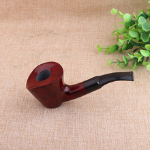 Hot 1Pcs Sandalwood Smoking pipe Detachable Durable Smoking Cigarette Pipe Tobacco Cigar Pipes Combustion Piece Gift 2024 - buy cheap