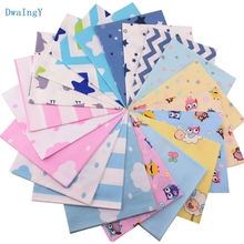 DwaIngY 20 pçs/lote série de Desenhos Animados de Pano de Sarja de Algodão Tecido Para Patchwork DIY, Costura Quilting, boneca Material de trimestres 20*25 cm 2024 - compre barato