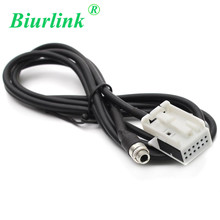 Biurlink Car Interface Adapter AUX In Input For VW Octavia Tiguan Golf 6 RCD510 RCD310 12Pin CD Changer Port 2024 - buy cheap