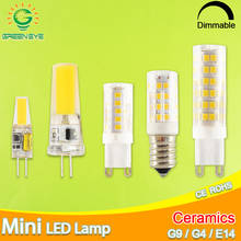 Bombilla LED G4 de CA/CC, 12V, G9, 220V, 240V, 3W, 6W, 10W, COB, SMD, G4, G9, reemplazo de lámpara halógena, 1 Uds./5 uds. 2024 - compra barato
