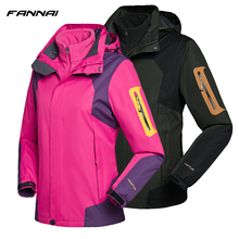 Зимние походные куртки для кемпинга, водонепроницаемая ветровка, флисовая куртка с подогревом, уличная куртка для треккинга, альпинизма, пальто для женщин/мужчин 2024 - купить недорого