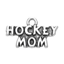 RAINXTAR Fashion Antique Silver Color Alloy Hockey Mom Letter Charms 14*22mm AAC1414 2024 - buy cheap