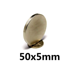 1pcs 50x 5 mm N35 Powerful Super Strong Magnet Round Rare Earth Permanent Neo Neodymium Magnet 2024 - buy cheap