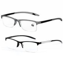Óculos de leitura unissex portátil, óculos para presbiopia armação completa + 100/+ 125/+ 150/+ 175/+ 200/+ 225/+ 250/+ 275 2024 - compre barato