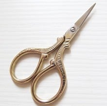 Craft Stainless Steel DIY Tool Vintage Antique gold Sewing tailor European Retro ZAKKA scissor cross stitch handicraft classic 2024 - buy cheap