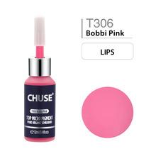 CHUSE-tinta de maquillaje permanente Bobbi Pink T306, conjunto de tinta de tatuaje de labios, pigmento Microblading profesional, 12ML, 0,4 oz 2024 - compra barato