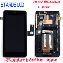 Para asus memo pad hd7 me173 me173x k00b lcd screen display toque digitador assembléia com quadro n070icn-gb1 LD070WX4-SM01 2024 - compre barato