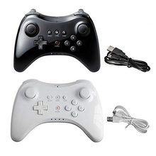 Mando inalámbrico para Nintendo Wii U Pro, mando con Bluetooth, Joystick doble, con Cable de carga USB 2024 - compra barato