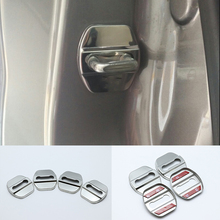 Excellent Stainless Steel Door Lock Buckle Protective Cover Auto Case For Nissan Rogue 2007-2019 Car Styling 2024 - buy cheap