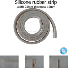 Plastic Bag Making Machine Sealing Cutting Machinery Silicone rubber strip width 25mm thickness 12mm 2024 - buy cheap