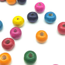 DIY 100pcs 8MM Cheap Handmade Round Wood Ball Spacer Bead for for Jewelry Making Bracelet Necklace Accessories Wholesale 2024 - buy cheap