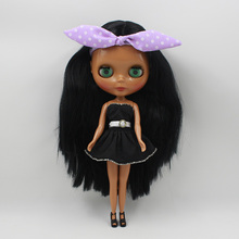 Nude blyth  Doll, black hair  black skin Factory doll  without bang  BBIO 2024 - buy cheap