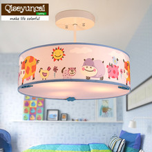 Qiseyuncai Children's room chandelier girl warm cute animal cartoon bedroom lamp boy creative garden room eye protection lamp 2024 - buy cheap