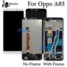 High Quality 5.7 inch Black/White For OPPO A83 2017 / A83 2018 A83M LCD Display Touch Screen Digitizer Assembly / With Frame 2024 - buy cheap