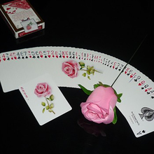 Free shipping rose from a card rose poker magic tricks magic props 2024 - buy cheap