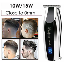 Electric Hair Clipper 0.1mm Cutting Professional Rechargeable Hair Trimmer for Men Salon Oil Head Precision Shaving Machine 10W 2024 - buy cheap