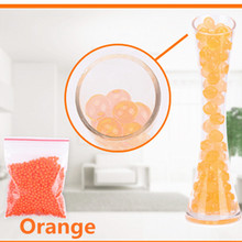 1000 unids/lote de bolas de barro de cristal de color naranja para tierra, bolas de Gel Bio para flores/deshierbe/Decoración 2024 - compra barato
