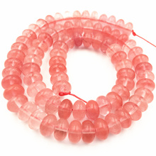 5x8mm Pink Watermelon Stone Crystal Abacus Rondelle Loose Beads for Jewelry Making Quartzs DIY Necklace Bracelet Crafts 15" A161 2024 - buy cheap