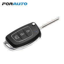 FORAUTO Car Accessories Key Case Fob Shell 3 Buttons For Mistra Hyundai Solaris ix35 ix45 Verna Santa Car Key Remote Replacement 2024 - buy cheap