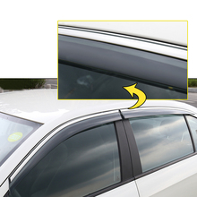 ABS 4 шт дымчатые автомобильные оконные козырьки для Ford TERRITORY 2019 автомобильные солнечные дождевые защитные шторки для JMC S300 4 шт 2024 - купить недорого