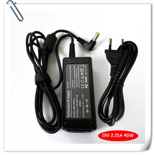 Adaptador ac para carregador universal, carregador de notebook para acer aspire one aod150 aod255 aod255e aod260 aod270 2024 - compre barato