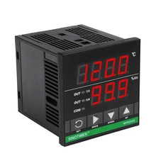 Controle digital de temperatura e umidade, duas peças de 72*72mm, mh0302 com sensor para umidificação e desumidificação a calor 2024 - compre barato