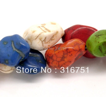 Hot Sale Free Shipping 2strands Mixed Howlite Irregular Loose Beads 13x10mm-19x13mm, 38cm Long (w02107) Aa 2024 - buy cheap