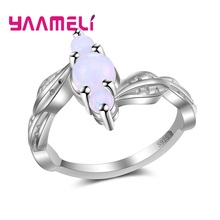 Top Quality 925 Sterling Silver Accessories Sparking Rings For Young Girl Pretty Wonderful Birthday Gift For Cool Girl 2024 - buy cheap