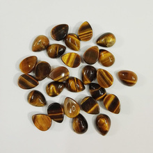 Fashion Natural stone Tiger Eye beads Teardrop cab cabochon 10x14MM beads for jewelry making 50Pcs/lot Free shipping wholesale 2024 - buy cheap